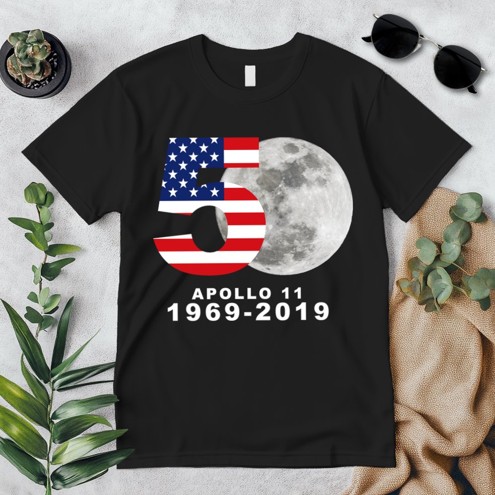 Apollo 11 50th Anniversary American Moon Landing Premium T-Shirt