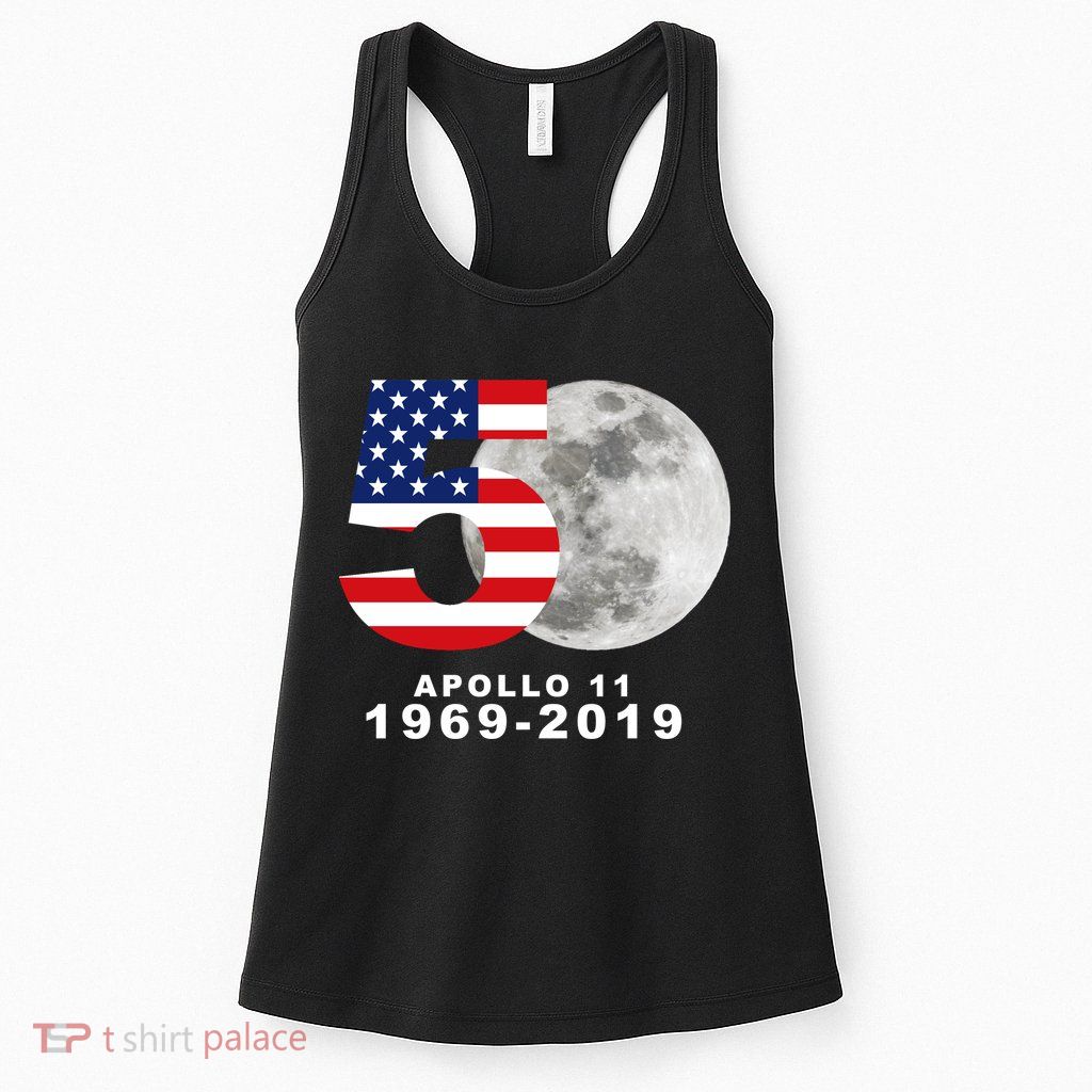 Apollo 11 50th Anniversary American Moon Landing Womens Tank Top