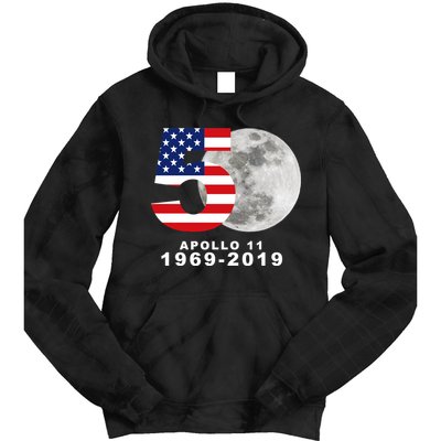 Apollo 11 50th Anniversary American Moon Landing Tie Dye Hoodie