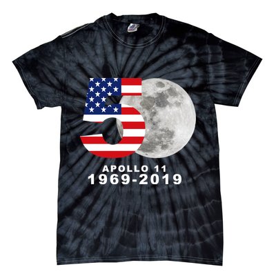 Apollo 11 50th Anniversary American Moon Landing Tie-Dye T-Shirt