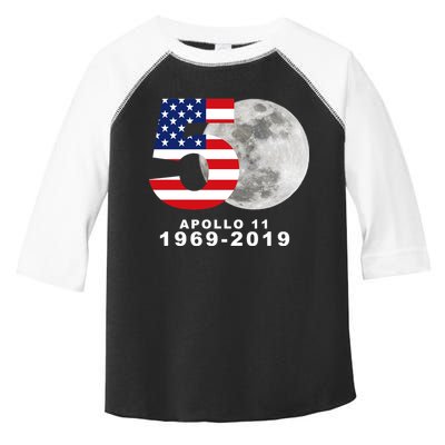 Apollo 11 50th Anniversary American Moon Landing Toddler Fine Jersey T-Shirt