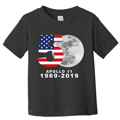 Apollo 11 50th Anniversary American Moon Landing Toddler T-Shirt