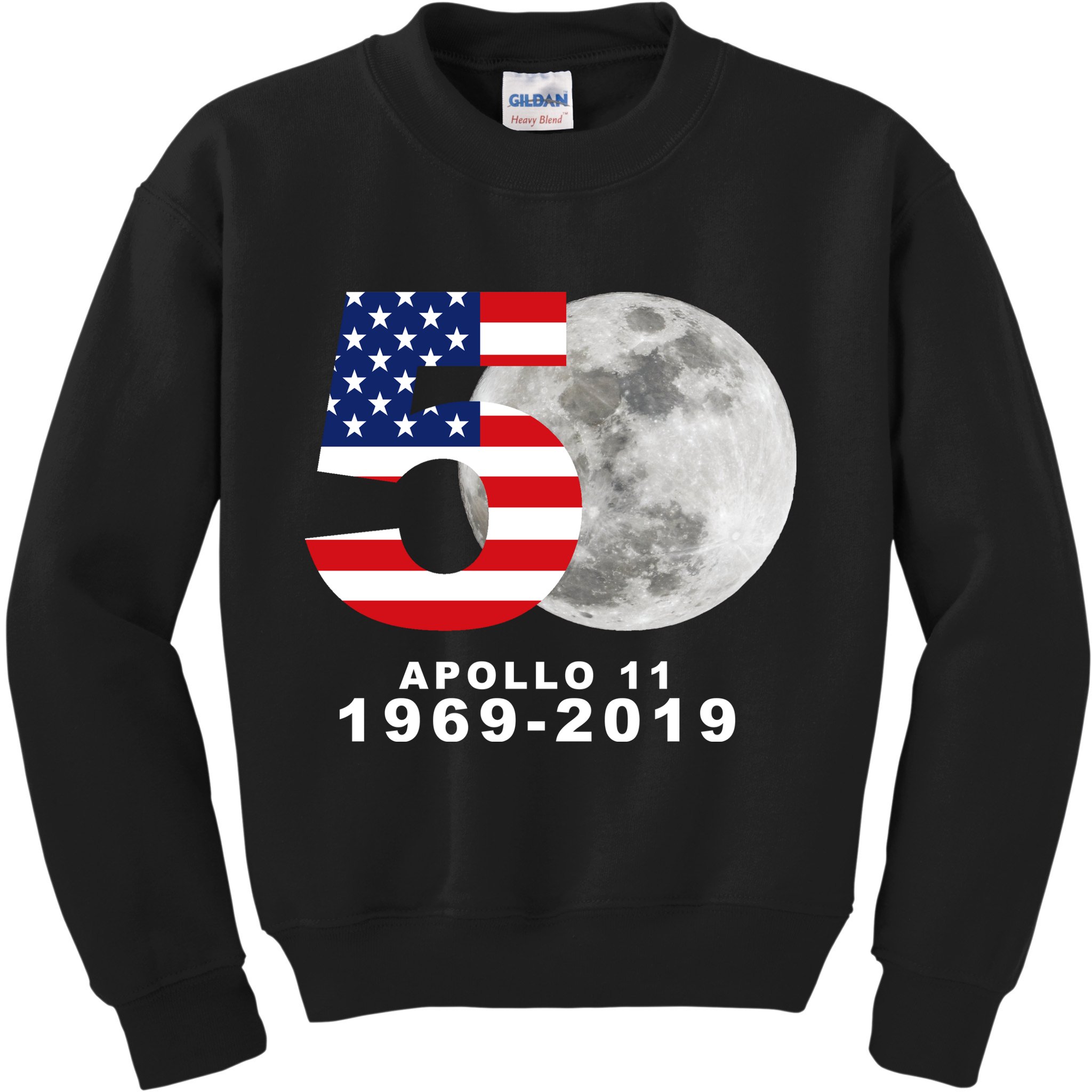 Apollo 11 50th Anniversary American Moon Landing Kids Sweatshirt