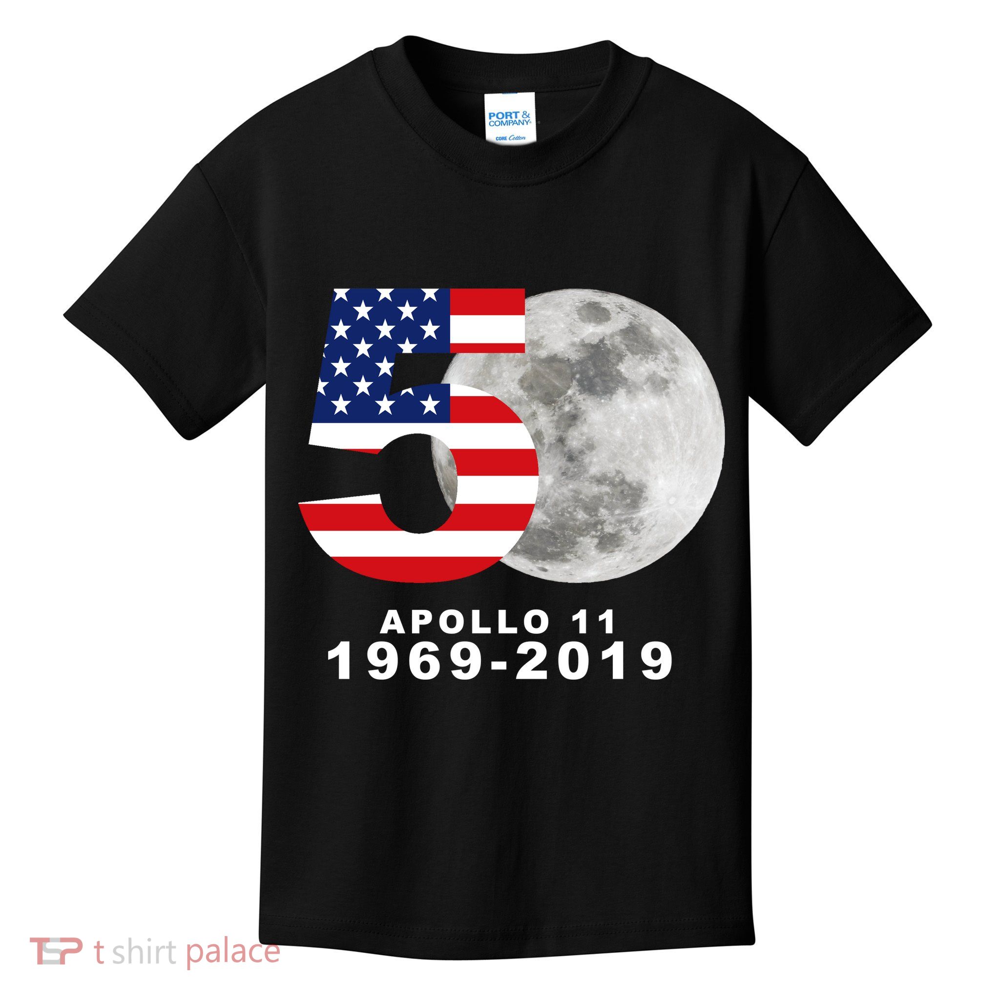 Apollo 11 50th Anniversary American Moon Landing Kids T-Shirt