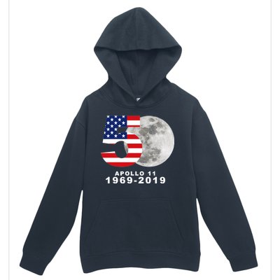 Apollo 11 50th Anniversary American Moon Landing Urban Pullover Hoodie