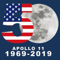 Apollo 11 50th Anniversary American Moon Landing Infant Baby Jersey Bodysuit