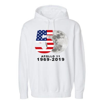 Apollo 11 50th Anniversary American Moon Landing Garment-Dyed Fleece Hoodie