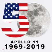 Apollo 11 50th Anniversary American Moon Landing Garment-Dyed Sweatshirt