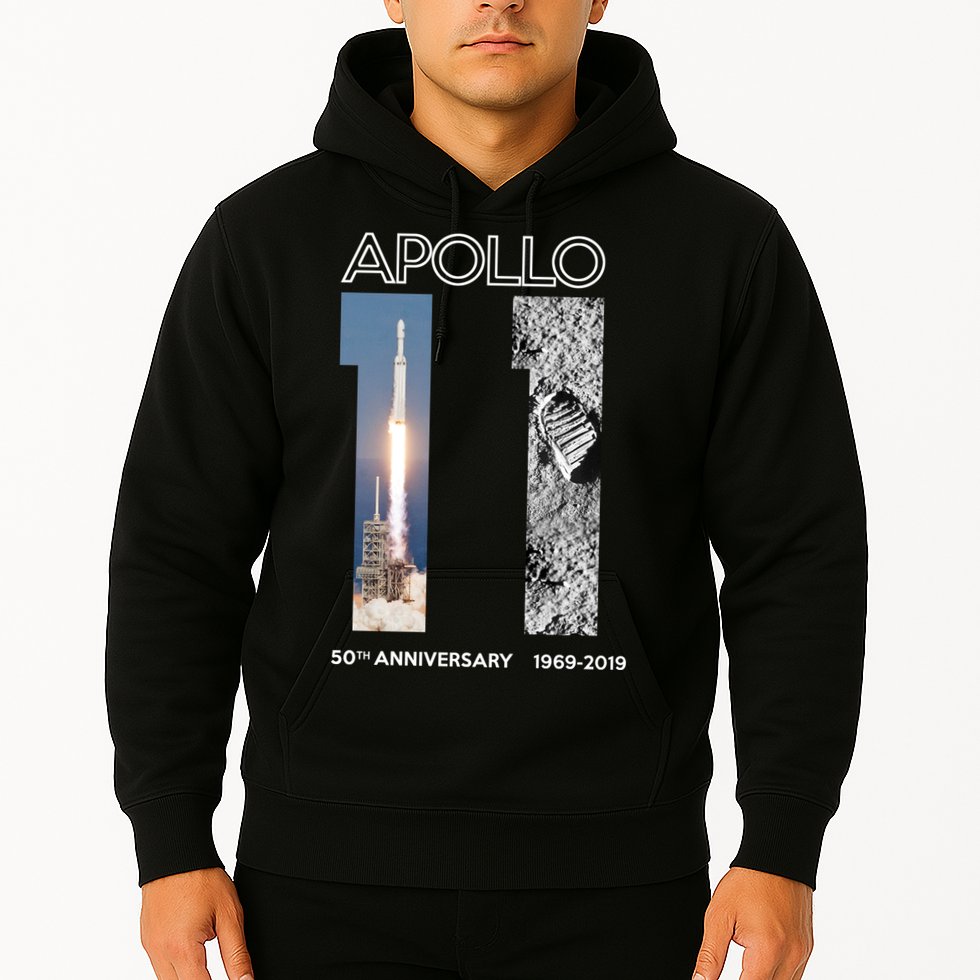 Apollo 11 50th Anniversary Design Hoodie