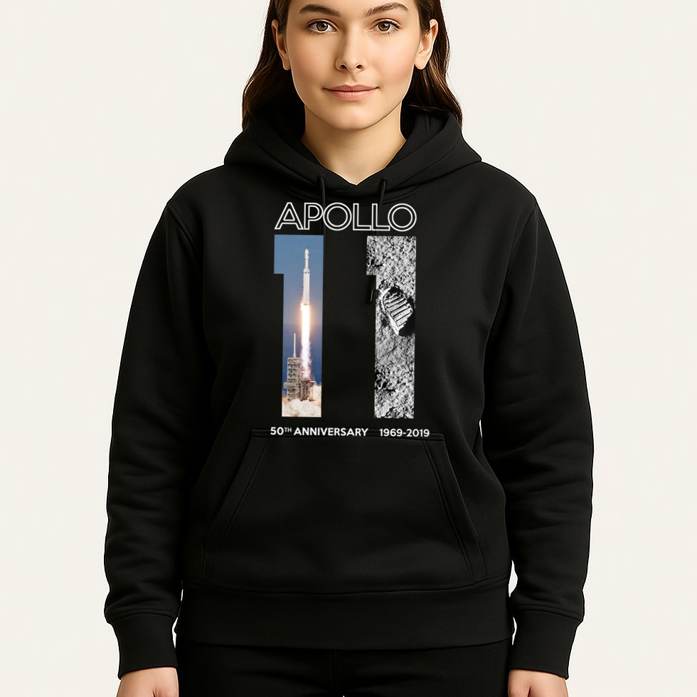 Apollo 11 50th Anniversary Design Hoodie