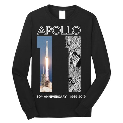 Apollo 11 50th Anniversary Design Long Sleeve Shirt