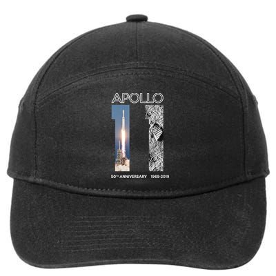 Apollo 11 50th Anniversary Design 7-Panel Snapback Hat