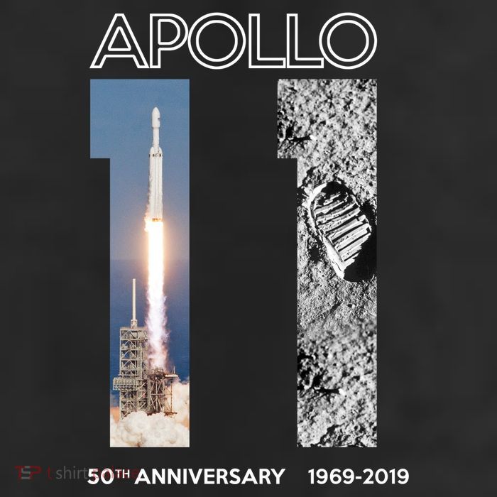 Apollo 11 50th Anniversary Design 11oz C Handle Ceramic Mug