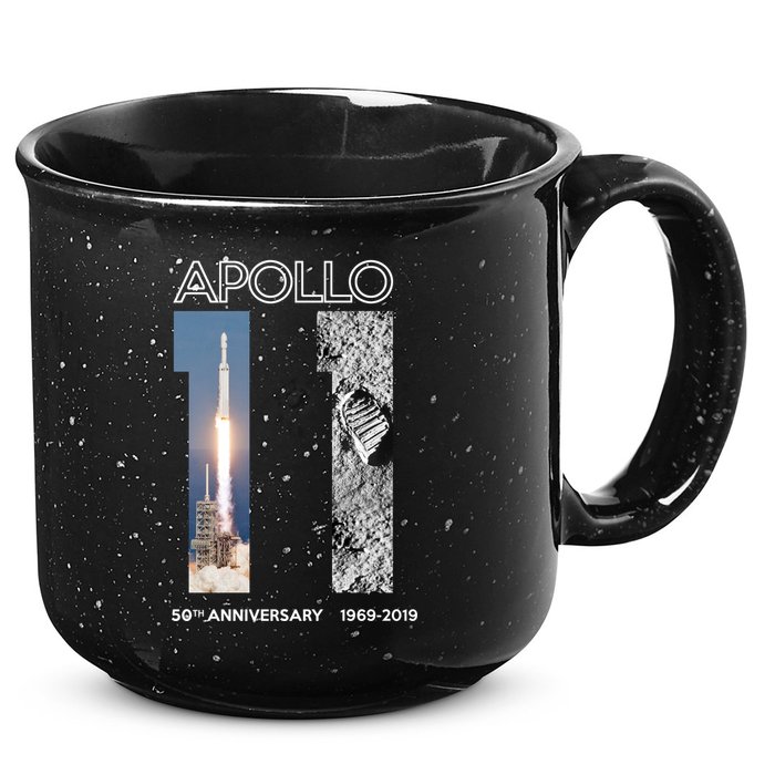 Apollo 11 50th Anniversary Design 15oz Campfire Ceramic Mug