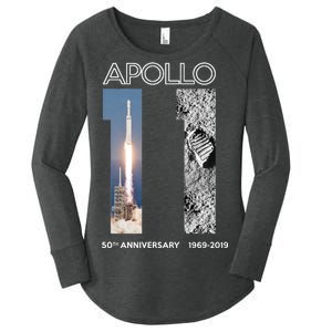 Apollo 11 50th Anniversary Design Women's Perfect Tri Tunic Long Sleeve Shirt