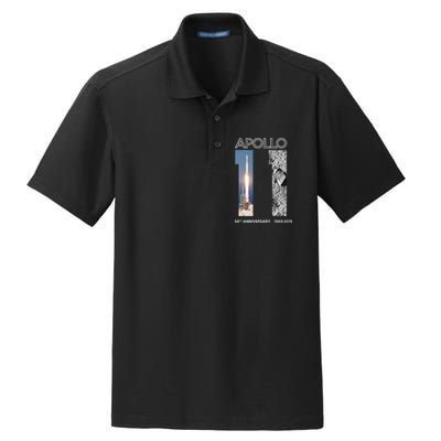 Apollo 11 50th Anniversary Design Dry Zone Grid Polo