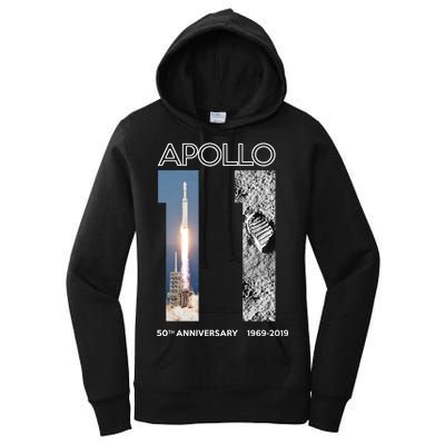 Apollo 11 50th Anniversary Design Women's Pullover Hoodie