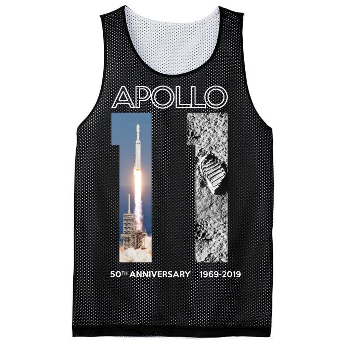 Apollo 11 50th Anniversary Design Mesh Reversible Basketball Jersey Tank