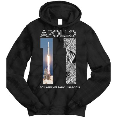 Apollo 11 50th Anniversary Design Tie Dye Hoodie