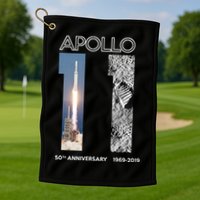 Apollo 11 50th Anniversary Design Golf Towel