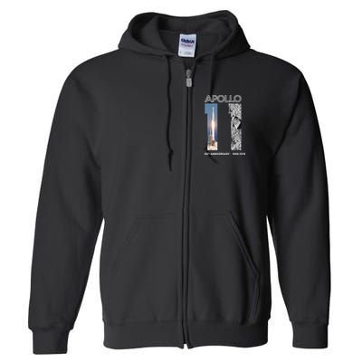 Apollo 11 50th Anniversary Design Full Zip Hoodie