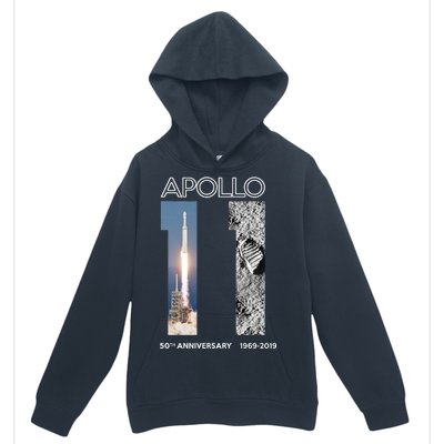 Apollo 11 50th Anniversary Design Urban Pullover Hoodie