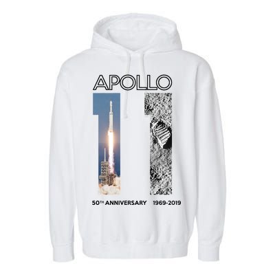 Apollo 11 50th Anniversary Design Garment-Dyed Fleece Hoodie