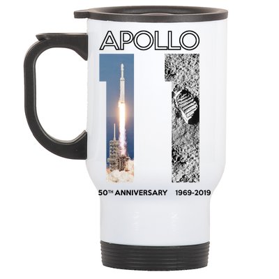 Apollo 11 50th Anniversary Design Stainless Steel Travel Mug