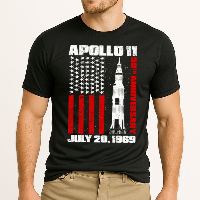 Apollo 11 50th Anniversary Flag Performance Shirt