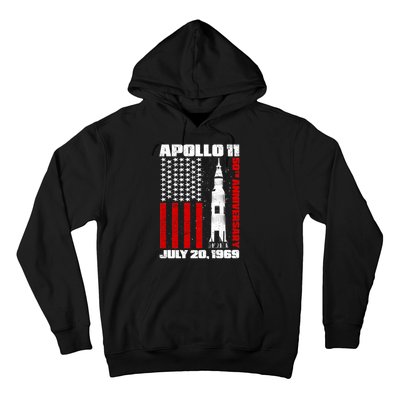 Apollo 11 50th Anniversary Flag Hoodie