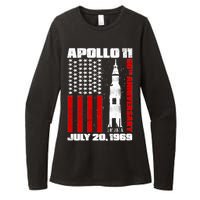 Apollo 11 50th Anniversary Flag Womens CVC Long Sleeve Shirt