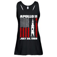 Apollo 11 50th Anniversary Flag Ladies Essential Flowy Tank