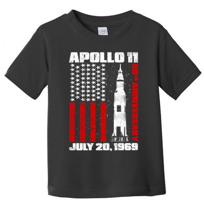 Apollo 11 50th Anniversary Flag Toddler T-Shirt