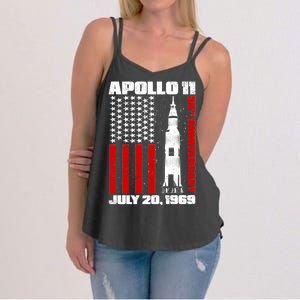 Apollo 11 50th Anniversary Flag Women's Strappy Tank