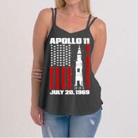 Apollo 11 50th Anniversary Flag Women's Strappy Tank