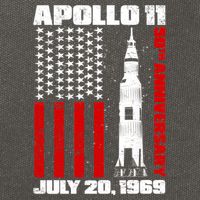 Apollo 11 50th Anniversary Flag Cotton Canvas Backpack