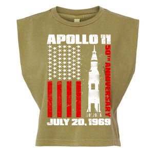 Apollo 11 50th Anniversary Flag Garment-Dyed Women's Muscle Tee