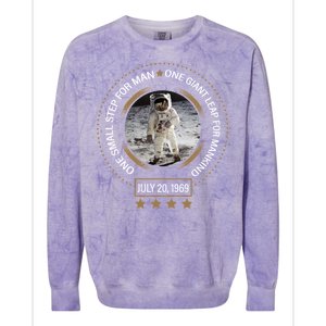 Apollo 11 50th Anniversary Moon Landing 1969-2019 Colorblast Crewneck Sweatshirt