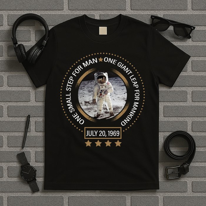 Apollo 11 50th Anniversary Moon Landing 1969-2019 T-Shirt