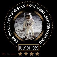 Apollo 11 50th Anniversary Moon Landing 1969-2019 Tall T-Shirt