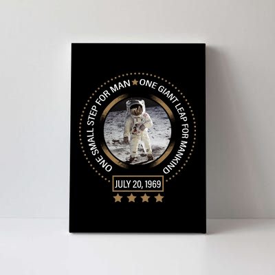 Apollo 11 50th Anniversary Moon Landing 1969-2019 Canvas