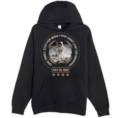 Apollo 11 50th Anniversary Moon Landing 1969-2019 Premium Pullover Hoodie