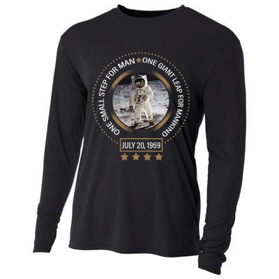Apollo 11 50th Anniversary Moon Landing 1969-2019 Cooling Performance Long Sleeve Crew