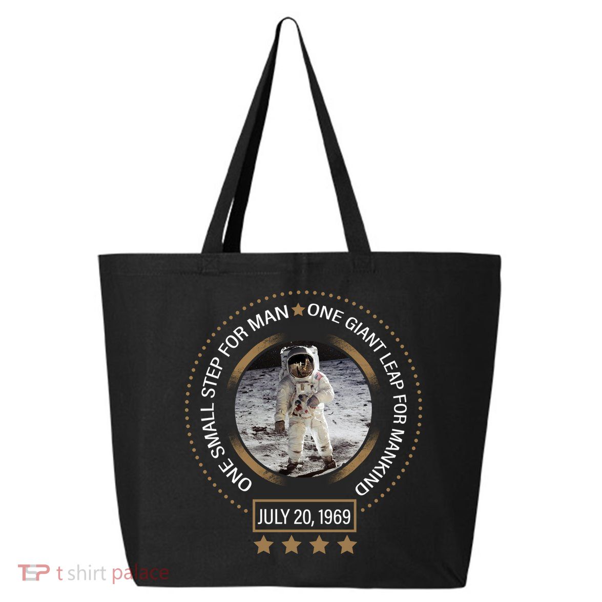 Apollo 11 50th Anniversary Moon Landing 1969-2019 25L Jumbo Tote