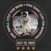 Apollo 11 50th Anniversary Moon Landing 1969-2019 Golf Towel
