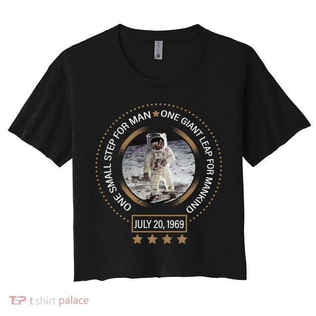 Apollo 11 50th Anniversary Moon Landing 1969-2019 Crop Top