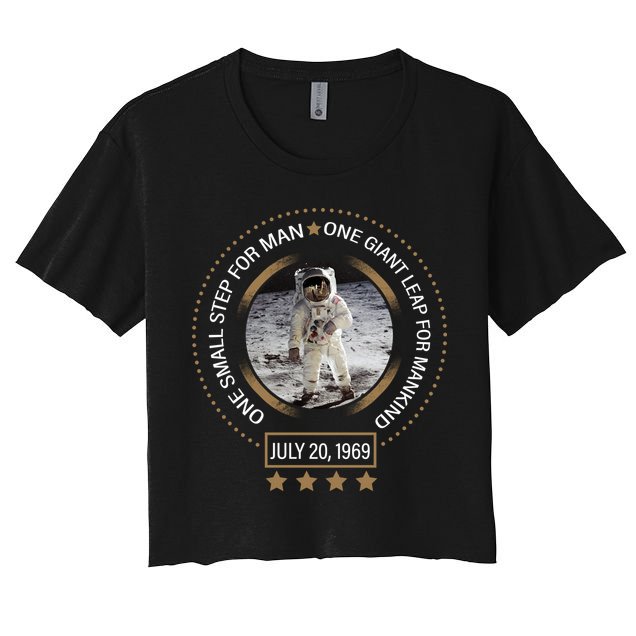 Apollo 11 50th Anniversary Moon Landing 1969-2019 Crop Top