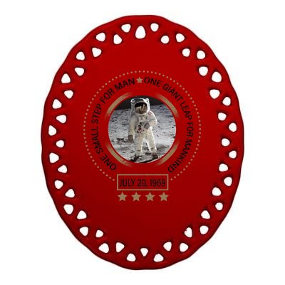 Apollo 11 50th Anniversary Moon Landing 1969-2019 Ceramic Oval Ornament