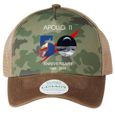 Apollo 11 50th Anniversary Moon Landing July 20 1969 Legacy Tie Dye Trucker Hat