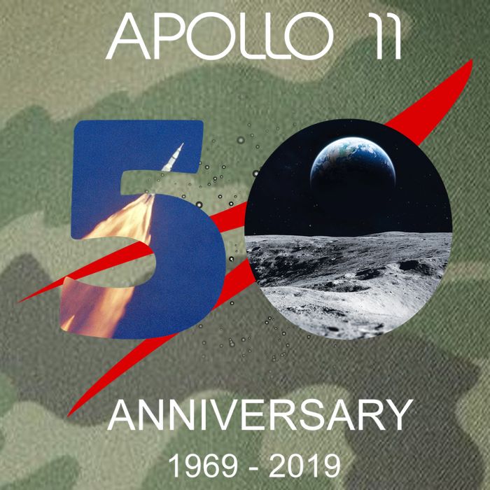 Apollo 11 50th Anniversary Moon Landing July 20 1969 Legacy Tie Dye Trucker Hat